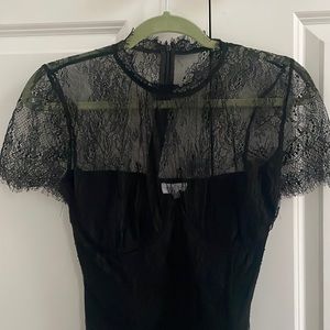 Black Lace Bodysuit